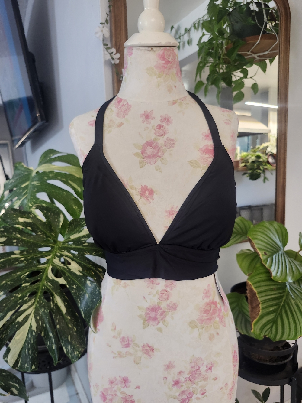 Shade & Shore Black Triangle Bikini Top